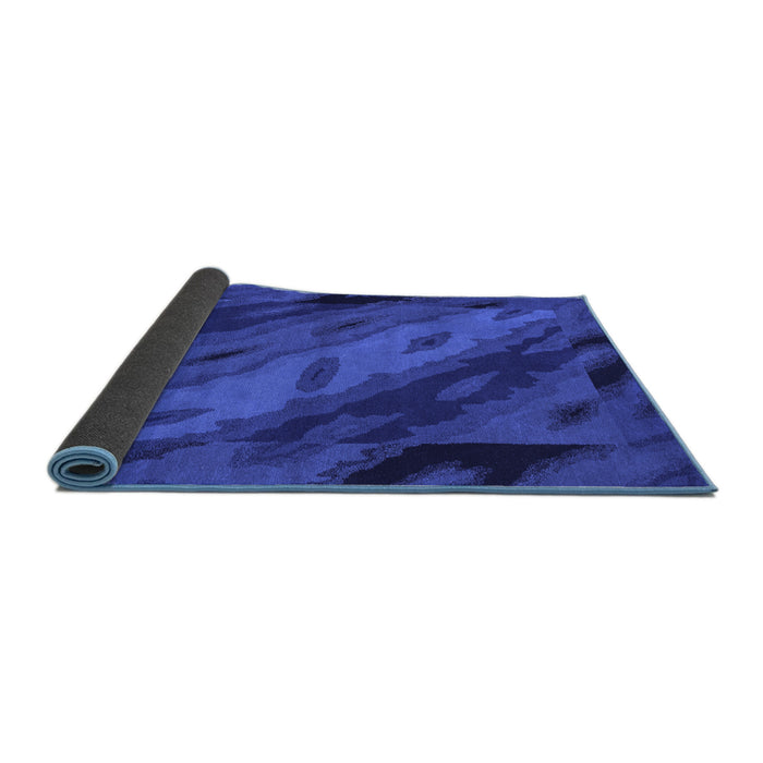 Sideview of Animal Blue Modern Rug, abs3177blu