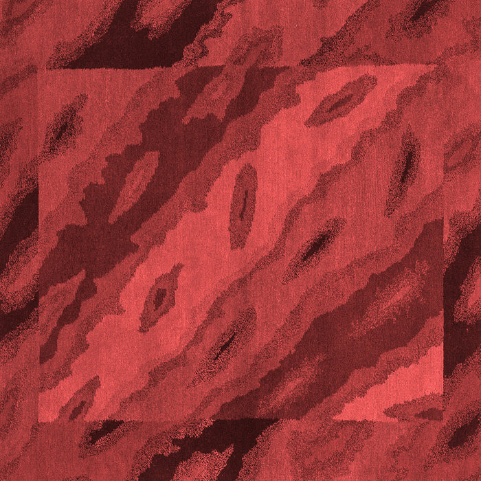 Machine Washable Animal Red Modern Rug, wshabs3177red