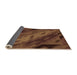 Sideview of Animal Orange Modern Rug, abs3177org