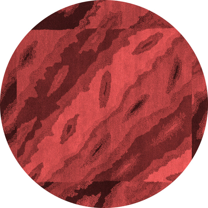 Machine Washable Animal Red Modern Rug, wshabs3177red