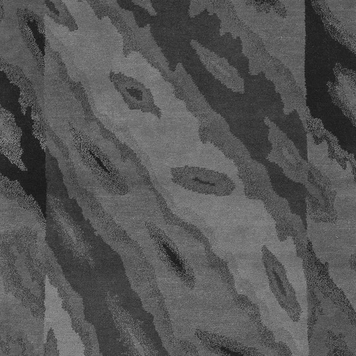 Machine Washable Animal Gray Modern Rug, wshabs3177gry