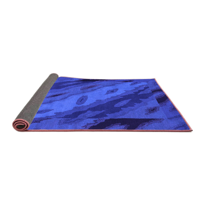 Sideview of Animal Purple Modern Rug, abs3177pur