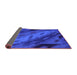 Sideview of Animal Purple Modern Rug, abs3177pur