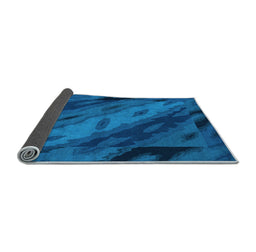 Sideview of Animal Light Blue Modern Rug, abs3177lblu