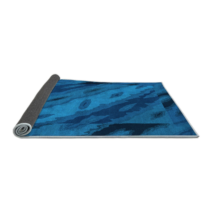 Sideview of Animal Light Blue Modern Rug, abs3177lblu
