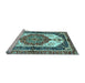 Sideview of Machine Washable Abstract Light Blue Modern Rug, wshabs3178lblu