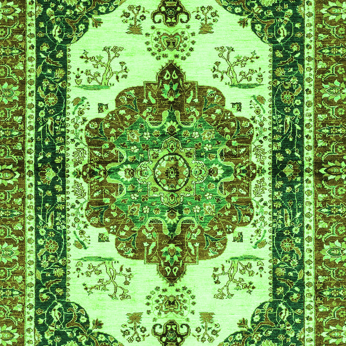 Machine Washable Abstract Green Modern Area Rugs, wshabs3178grn