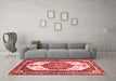 Modern Red Washable Rugs