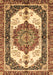 Machine Washable Abstract Brown Modern Rug, wshabs3178brn