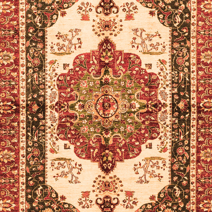 Machine Washable Abstract Orange Modern Area Rugs, wshabs3178org