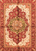 Machine Washable Persian Orange Traditional Area Rugs, wshabs3179org