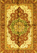 Machine Washable Persian Yellow Traditional Rug, wshabs3179yw