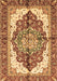 Machine Washable Persian Brown Traditional Rug, wshabs3179brn