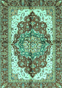 Persian Turquoise Traditional Rug, abs3179turq