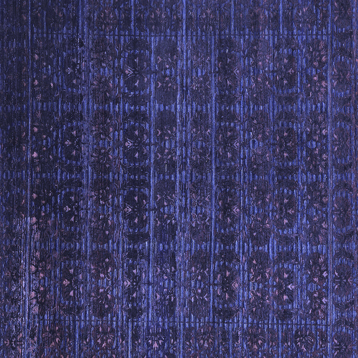 Square Machine Washable Abstract Blue Modern Rug, wshabs317blu