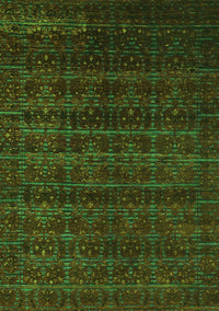 Abstract Green Modern Rug, abs317grn