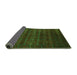 Sideview of Abstract Green Modern Rug, abs317grn