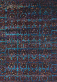 Abstract Light Blue Modern Rug, abs317lblu