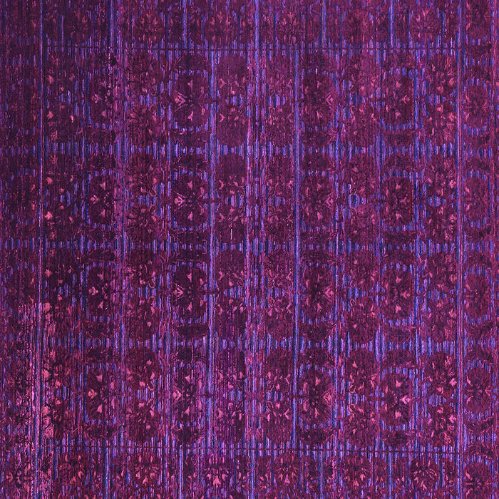 Square Machine Washable Abstract Purple Modern Area Rugs, wshabs317pur