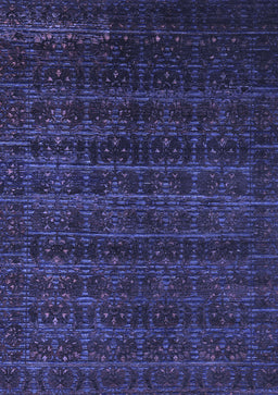 Abstract Blue Modern Rug, abs317blu