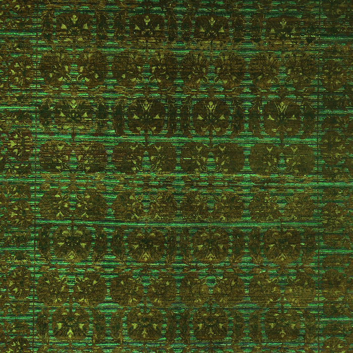 Machine Washable Abstract Green Modern Area Rugs, wshabs317grn