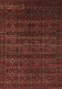 Abstract Brown Modern Rug, abs317brn