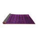 Sideview of Abstract Purple Modern Rug, abs317pur