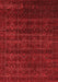 Abstract Red Modern Area Rugs