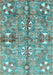 Machine Washable Abstract Light Blue Modern Rug, wshabs3180lblu