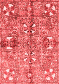 Abstract Red Modern Rug, abs3180red