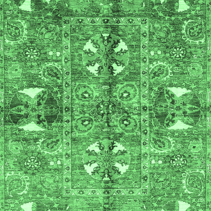 Abstract Emerald Green Modern Rug, abs3180emgrn