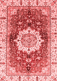 Abstract Red Modern Rug, abs3181red