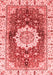 Abstract Red Modern Area Rugs