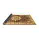 Sideview of Abstract Brown Modern Rug, abs3181brn