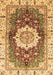 Abstract Brown Modern Rug, abs3181brn