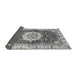 Sideview of Abstract Gray Modern Rug, abs3181gry