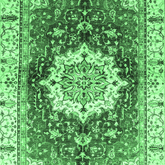 Abstract Emerald Green Modern Rug, abs3181emgrn
