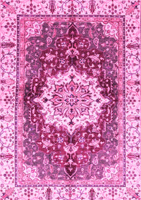 Abstract Pink Modern Rug, abs3181pnk