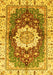 Abstract Yellow Modern Rug, abs3181yw