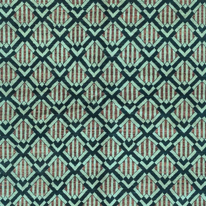 Abstract Light Blue Modern Rug, abs3182lblu