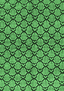 Abstract Emerald Green Modern Rug, abs3182emgrn