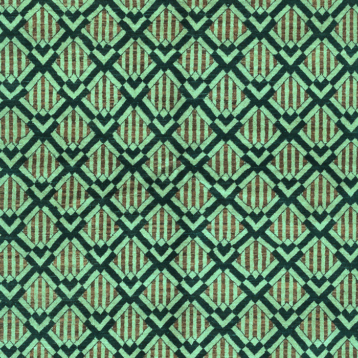 Abstract Turquoise Modern Rug, abs3182turq