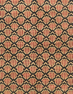 Abstract Orange Modern Rug, abs3182