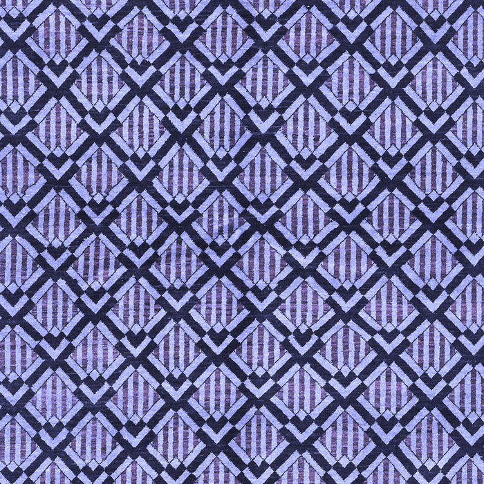 Abstract Blue Modern Rug, abs3182blu