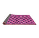 Sideview of Abstract Pink Modern Rug, abs3182pnk