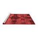 Modern Red Washable Rugs