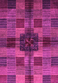 Checkered Pink Modern Rug, abs3183pnk