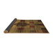 Sideview of Checkered Brown Modern Rug, abs3183brn