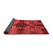 Checkered Red Modern Area Rugs