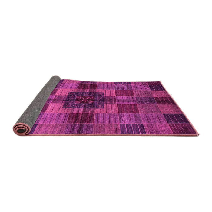Sideview of Checkered Pink Modern Rug, abs3183pnk
